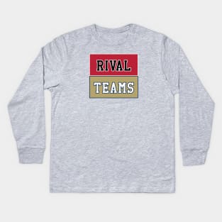 Rival Teams | Georgia vs Georgia Tech Kids Long Sleeve T-Shirt